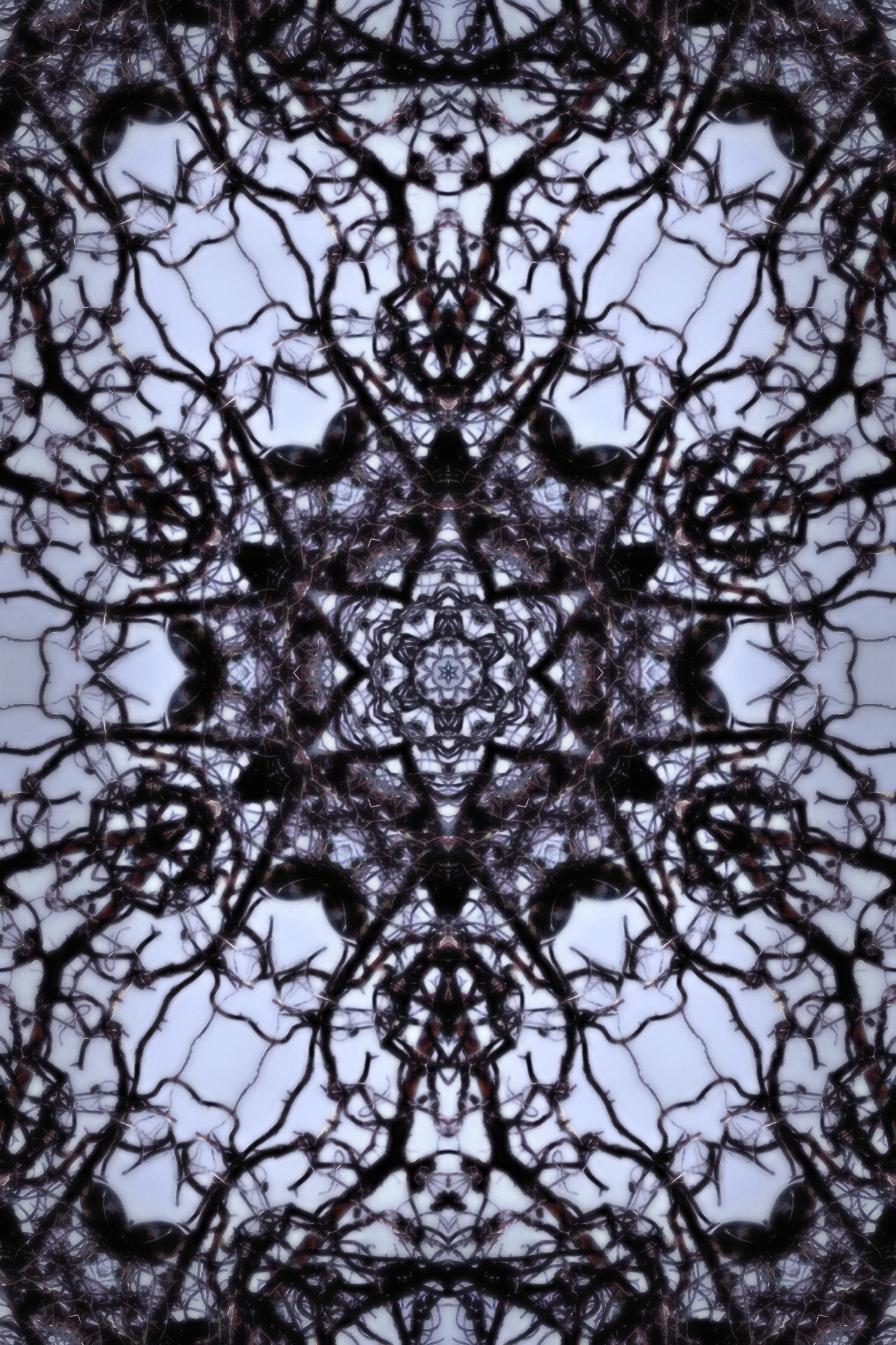 Art Print: RAVENNAS TOWER - gothic kaleidoscope art